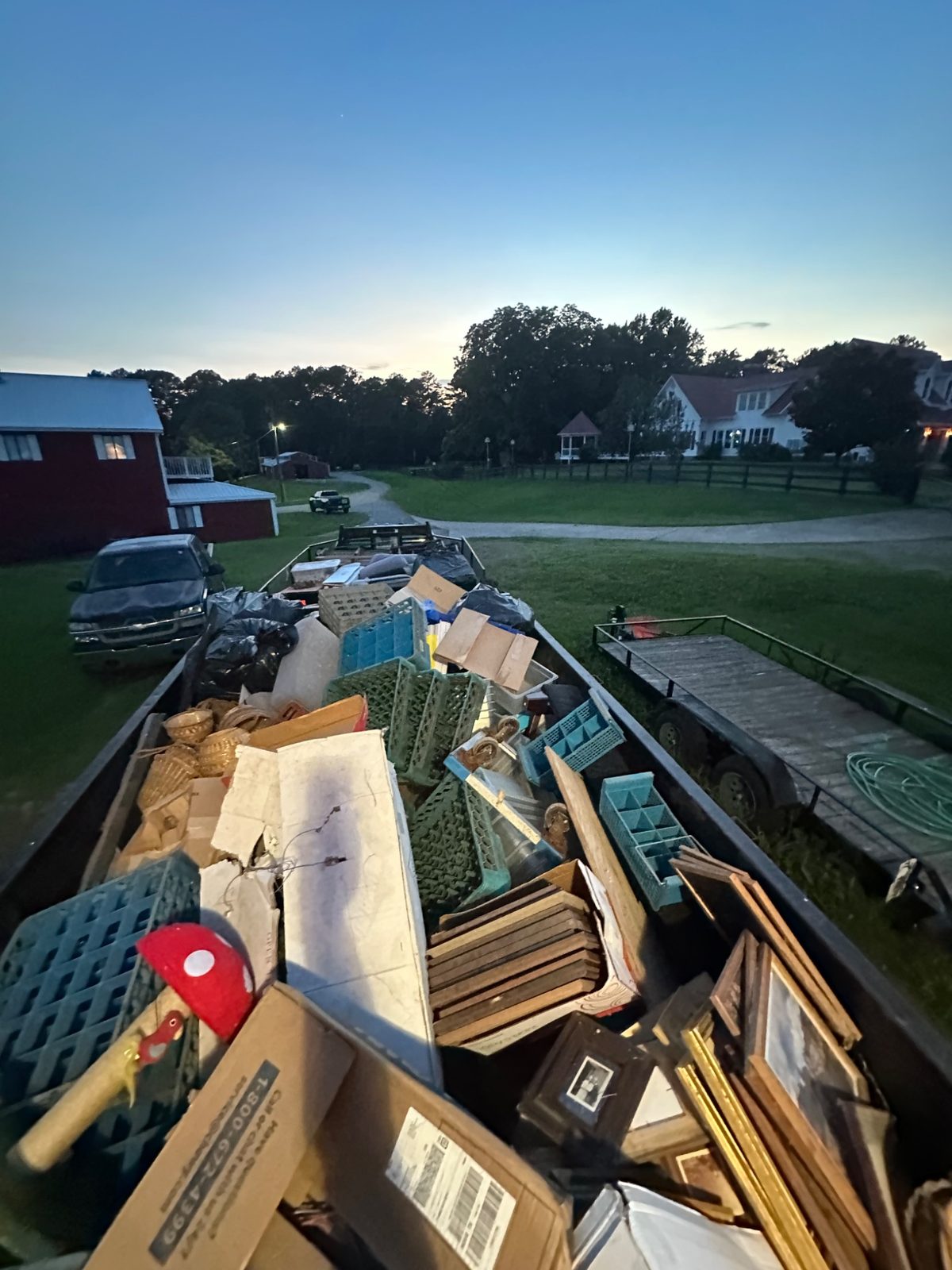 Full trailer load of junk